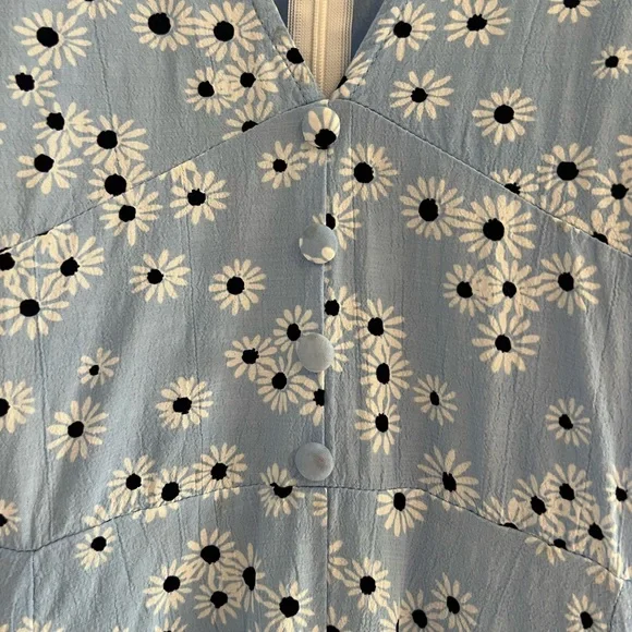 Faithfull the brand Ilia floral mini dress size 4 - Picture 10 of 15